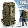NONE Zaino da esterno ergonomico espandibile da 100 litri, borsa premium di grande capacità per caccia, campeggio, viaggi, regalo perfetto per gli amanti dell'avventura