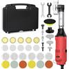DWiusty Set di 2 Utensili per la Finitura di Piastrelle in Ceramica 90 ° Smerigliatrice Elettrica Diritta a 6 Velocità Variabili, Macchina per Pulizia, Levigatura e Lucidatura, Utensile da Taglio per Auto e