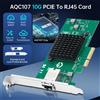 fenvi Scheda Ethernet 10G AQC107 PCIE a RJ45, Adattatore LAN PCI Express X4 Gigabit 10G/5G/2.5G/1G per PC Desktop e Server