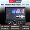 Junsun 13.1″ QLED Wireless CarPlay Android Auto Autoradio per Nissan Qashqai J10 2006-2013 Sistemi intelligenti DSP SWC RDS GPS