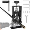 NONE Macchina manuale portatile per spelatura cavi - utilizzabile con trapano elettrico (doppio uso), adatta per cavi con diametro da 2-25 mm, taglia la guaina esterna dei cavi usati con lama regolabile.