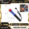 NONE Podofo 1700W NUOVO Riscaldatore a Induzione Portatile Potenziato, Riscaldatore a Induzione per Dadi, Strumento Riscaldatore a Induzione Magnetica con Spina EU e 4 Bobine per la Rimozione di Viti