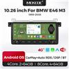 MEKEDE Autoradio Mekede 10.26 pollici 4G+64G 8-Core con Carplay Wireless per BMW E46 M3 318/320/325/330/335 1998-2006, Navigatore GPS Android 15 e Lettore Multimediale Video