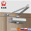 NONE KAK Chiudiporta automatico 2 Buffer idraulico a molla Fermaporta regolabile Velocità di chiusura silenziosa per hardware per porte da 25 a 80 kg