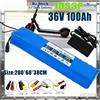 Batteria al litio ricaricabile 10S3P 36V 100Ah 18650 da 1000W per biciclette e scooter elettrici modificati con BMS