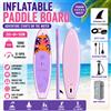 funwater Tavola da Surf Funwater Supfw55C 335*84*15 cm con Tappetino Antiscivolo in EVA, Tre Pinne Rimovibili, Materiale in PVC, Adatta per Principianti.