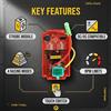 S2R Centralina di accensione a 4 pin per moto, sistema di accensione AC DC CDI Box Smart Touch per ACTIVE WAVE 110 JET 50 PHOWNIX 50 ATV150