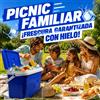 NONE Borsa frigo portatile blu con isolamento termico efficace, disponibile in 3 misure 16L/25L/32L, maniglia ergonomica rinforzata, coperchio ermetico sicuro, resistente all'acqua e agli urti, leggera da