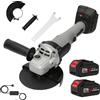DWiusty Smerigliatrice angolare elettrica brushless DWiusty 100MM a 3 velocità, macchina da taglio senza fili per fai da te domestico, utensili elettrici per la lavorazione del legno, compatibile con batteria