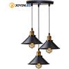 JOYINLED Lampade a sospensione vintage, lampada a sospensione industriale stile loft, paralume retrò per cucina, camera da letto, illuminazione domestica E27