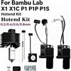 BEGRINT Kit Hotend Integrato Anti-perdita Interamente in Metallo con Ugello in Acciaio Temprato per Bambu Lab X1 Carbon X1C P1P P1S e Bambulab X1 P1