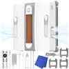 Avehrit Robot aspirapolvere per finestre, doppio spray ultrasonico, pulizia intelligente con IA, laser aggiornato, lavaggio intelligente di vetri e pareti per la casa