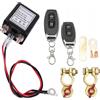 NONE Interruttore Staccabatteria Wireless 2V 200A con 2 Telecomandi - Antifurto e Prevenzione Svuotamento Batteria per Auto, Camion, Camper, Barche e Imbarcazioni Marine