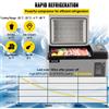 NONE Frigorifero Portatile per Auto 15/20L, Congelatore e Frigo Compressore, Mini Frigorifero per Guida, Campeggio, Picnic