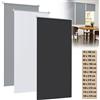 NONE Tenda a Rullo Oscurante (Senza Foratura), Tenda Termica Oscurante per Finestre e Porte, Blocco Luce, Isolamento Termico e Protezione UV, Tenda a Rullo per Interni con Apertura Laterale