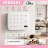 staniot Tastiera Touch Wireless Intelligente Staniot LoRa con Portata di Trasmissione di 500m, Compatibile con Pannello di Controllo Allarme Secpanel 7 Pro, Accessori di Sicurezza per Interni per Sistema