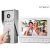 TMEZON Sistema Citofono Video a 4 Fili TMEZON con Campanello, Citofono con Telecamera, 120 ° Telecamera a visione ampia con display a colori da 7 pollici