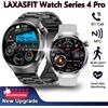 KESHUYOU LAXASFIT Smartwatch HD da 1,52 pollici con quadrante personalizzabile, chiamate Bluetooth, assistente vocale, fitness tracker e ricarica wireless
