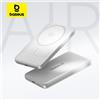 Baseus Qi2.2 Power Bank Magnetico 30W USB-C e Ricarica Wireless 25W 10000mAh Sottile come una Carta con Monitoraggio Batteria NFC per iPhone Samsung