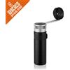 WACACO Exagrind Pro-E, Macinacaffè Manuale, Corpo Unico in Alluminio e Doppio Cuscinetto, Macine Coniche in Acciaio Inox da 38mm, 207 Impostazioni, Scala Visibile