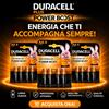 NONE Confezione da 12 Batterie Alcaline Duracell AA Plus, Pacco da 4 Batterie a Lunga Durata