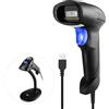 NETUM Lettore di codici a barre 2D wireless NETUM L8 e lettore di codici a barre QR 1D/2D cablato L5 PDF417 per terminale POS dell'inventario