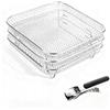 NONE Set da 3 pezzi per grigliare con pinze, accessori per barbecue per cucinare all'aperto e affumicare