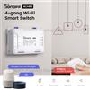 SONOFF Itead SONOFF 4CH R3 Wifi modulo relè telecomando senza fili interruttore Timer luce canale 4 Gang automazione domestica intelligente