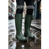 Stivali da pioggia e giardinaggio unisex high top antiscivolo | Stivali resistenti e impermeabili per esterni, lavaggio auto, pesca-Stivali in PVC di Colore Verde Alto, Altezza Ginocchio