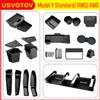 USVOTOV Organizer per Console Centrale per Tesla Model Y Standard RWD 2026, Accessori, Scatola Portaoggetti Laterale per Bagagliaio, Portabicchieri, Copertura Pedale Freno e Acceleratore