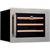 Tecfrigo Cantina Vini da Incasso SOMMELIER24-PLUS - Colore Nero o Inox - Temperatura Singola +5° +20°C - Capacità N° 24 Bottiglie