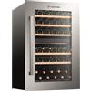 Tecfrigo Cantina Vini da Incasso SOMMELIER52-PLUS - Inox o Nero - Temperatura Doppia +5° +20°C / +5° +20° - Capacità N° 42 Bottiglie