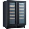Tecfrigo Cantina Vini Libera Installazione SOMMELIER40-PLUS-FG - Temperatura Doppia +5° +20° / +5° +20° C - Capacità N° 40 Bottiglie