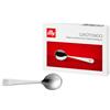 Illy Cucchiaini per Caffè "Girotondo" in Acciaio Inox 104mm Confezione da 6 Pz.