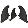 3 Pezzi Pinna Posteriore T1 Leggera Pinna da Wave Riding in Plastica Resistente
