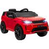 AIYAPLAY Macchina Elettrica per Bambini a Licenza Land Rover con Fari, Clacson e Cintura, 106x65.5x51 cm, Rosso