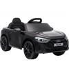 AIYAPLAY Macchina Elettrica per Bambini 12V Audi A5L con Telecomando, Batteria al Litio, 2 Motori, Telecomando, Nero | Aosom Italy