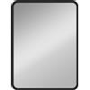HOMCOM Specchio da Parete Rettangolare, Cornice in Metallo, 40.5x30 cm, per Soggiorno, Ingresso, Camera da Letto, Nero | Aosom Italy