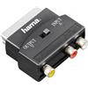 HAMA Adattatore 3xRCA-Scart Femmina-Maschio I/O Nero