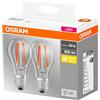 LEDVANCE OSRAM 4052899972018 LED-Lampen Base CLASSIC A60 Multipack E27 8,5 W klar