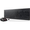 Lenovo Essential Wireless Combo - Tastatur-und-Maus-Set - kabellos - 2,4 GHz - GB - per S510; ThinkCentre M700; M71X; M810; M910; ThinkPad L470; T470; X1 Carbon (5th Gen)
