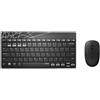 RAPOO Set tastiera/mouse RAPOO 8000M wireless multimodale nero