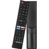 OEM Telecomando universale per smart TV con tasti dedicati a Netflix e YouTube, compatibile con i modelli CHIQ