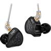 OEM Cuffie in-ear, con cavo removibile, design dinamico, colore nero, senza microfono