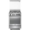 Delonghi De'Longhi PEMX 64 LSG cucina Elettrico Gas Acciaio inox