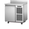 Tavolo Refrigerato 1 porta, con alzatina. Acciaio inox. -2°/+8°C. Cm. 82x70x85H.