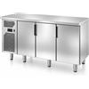 Tavolo Refrigerato 3 porte, 460 Lt. MADE IN ITALY. Acciaio inox. -2°/+8°C. - Cm. 172x70x85H. * MOTORE A SINISTRA *