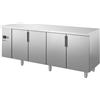 Tavolo Refrigerato VENTILATO 4 porte, 630 Lt. MADE IN ITALY. 0°/+8°C. - Cm. 206x70x85H. * PREDISPOSTO PER MOTORE REMOTO *