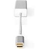 Nedis Adattatore USB | USB 3.2 Gen 1 | Stecker USB-C™ | RJ45 Buchse | 1 Gbps | 0.20 m | Rund | Prodotti | Geflochten/N