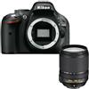 Nikon Reflex D5200 - Nero + Nikon AF-S Nikkor 18-140mm f/3.5-5.6 G ED VR f/3.5-5.6 G ED VR - refurbished